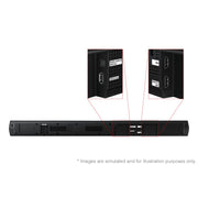 Samsung HW-B62WF/ZA B-series 3.1 Ch DTS Virtual:X Soundbar with Subwoofer, Black