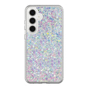 Onn WIA24F36010413 Phone Case for Samsung Galaxy S24 FE - Iridescent Glitter Fleck