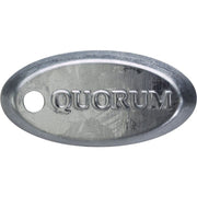 Quorum Galveston 52 in. Galvanized Indoor Outdoor Ceiling Fan with 5 Blades, LED Light, Wall Control, Wet Rated