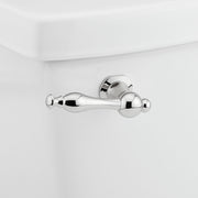 TRADITIONAL TOILET FLUSH HANDLE - CHROME