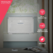 Frigidaire Gallery 12,000 BTU Smart Inverter Window Air Conditioner, Wi-Fi Enabled, Energy Star Most Efficient, White, GHWW125TE1