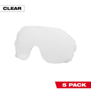 Milwaukee 48-73-1450 Clear Eye Visor Replacement Lenses 5pk
