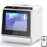 BlitzHome BH-CDW1 Countertop Dishwasher, Smart APP Control,Drying Function 360degree Dual Spray
