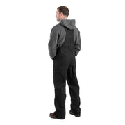 Berne B1068bkr320 Heartland Unlined Washed Duck Bib Overalls, Size: 32x32, Black