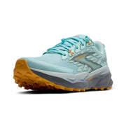 Brooks Cascadia 19 Trail Running Shoes for Women - Clearwater/Grey/Apricot - 7M