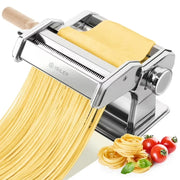 iSiLER Pasta Machine, 7 Adjustable Thickness Settings Pasta Maker Roller Noodles Maker