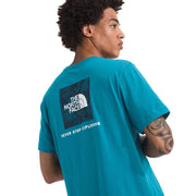The North Face Evolution Regenerative Ink Box NSE Short-Sleeve T-Shirt - Dusk Blue - XL