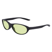 Nike Retro E Matte Black Oval Sport Sunglasses, 57mm Lens, 100% UV Protection, Unisex, DV6953-010