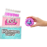 LOL Surprise 510987 Big Surprise Party with 4 Collectible Dolls, 40+ Surprises, 100 Value, 6 Unboxing Experiences, Fashions, Sand, Gel Crush, Shell Smash, Fluff, Party Confetti, Crunch Beads, Gift for Girls