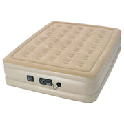Serta 985390325 Queen Raised Air Bed with NeverFlat Pump, Cashmere/Rainy Day