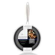 Mainstays 12-Inch Tri-Ply Hybrid Skillet with Stainless Steel Handle, Silver