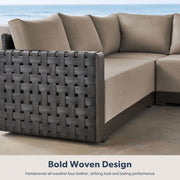 Brenton Sectional Set with Sunbrella Fabric, 7pc