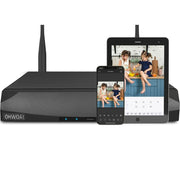 OHWOAI OH-10LNVR 10-Channel NVR Recorder for Home Security Camera System