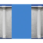 Swimline 27-Feet Round Blue Overlap Liner Standard Gauge