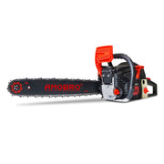Amobro TimberMaster Gas Chainsaw, 62CC HyperCut Engine, 3HP, 20-Inch Bar, 0.325-Inch Chipper Chain, QuickStop Brake, Triple Shock Absorption, Black
