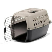 Petmate Vari Dog Kennel Portable Airline-Friendly Dog Carrier, Taupe and Black, XS Extra Small for Dogs Up to 10 Lbs