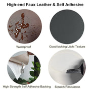 Miaochuan Self Adhesive Leather Repair Patch Tape, Durable Vinyl Repair Kit for Couches, Furniture, Car Seat