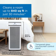 Medify Air MA-40-W1 Air Purifier - 1680 sq ft Coverage - Air Purifiers for Large Rooms in Homes, Offices & Schools - Air Purifier that Aids Against Allergens, Odors, VOCs, Smoke & More - White, 1-Pack