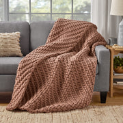Allswell Weighted Knit Throw Blanket, Savannah Taupe, 12 lb