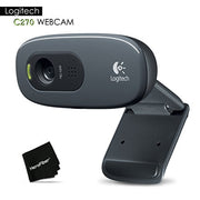 Logitech 960-000694 HD Webcam C270 Web Camera