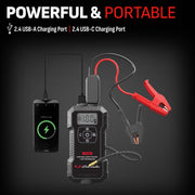 Schumacher Electric 1800A Portable Jump Starter and Air Compressor with USB Charger and LED Flashlight, 12V, SL1686