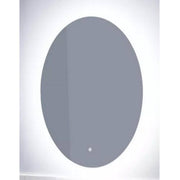 500*700*45 - 4mm copper-free silver mirror with ambient light - Oval - Iron Frame - Color Temp 3000K-6400K CRI > 80- 2835 LED light strip -Touch Sensor 1425 Lumens cETL Certified