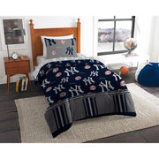 Northwest MLB New York Yankees Twin Bed In A Bag Set Polyester Twin Size
