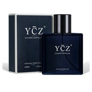 YCZ 54204 Charm Unfolds Marine Perfume for Men, 1.7 oz Eau de Parfum, Oriental Woody Fragrance, Long-Lasting Scent