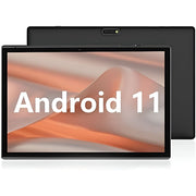 NOVOJOY 10.1 Inch Android 14 Tablet, Quad-Core Processor, 2GB RAM, 32GB Storage Expandable to 512GB, Dual 8MP Cameras, 1280x800 IPS Display, 6000mAh Battery, Gray