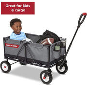 Radio Flyer 3990Z The Beast EZ Fold Maximum Capacity Heavy-Duty Kid & Cargo Wagon, Collapsible Wagon for Ages 1.5-6 Gray