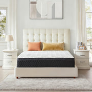 Edx 12 Inch TwinXL Memory Foam Hybrid Innerspring Mattress with Individually Pocketed Springs, Medium Comfort Pillow Top
