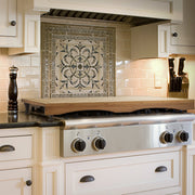 Aleratec Bamboo Stovetop Cover Cutting Board with Adjustable Legs, Large, Integrated Juice Groove, Sustainable Hardwood