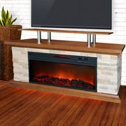 LifeSmart ZCFP1032US 60 Inch Media Fireplace, MultiColor