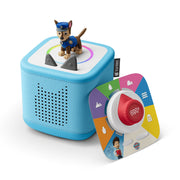 Tonies Toniebox 2 Audio Player Full Play Bundle with PAW Patrol Chase Tonie Figurine and Adventure Bay Rescue Heroes Tonieplay Game, Sky Blue