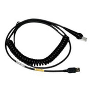 Honeywell USB Coiled Cable, 16.4 ft, Black, Type A, 5V Host Power