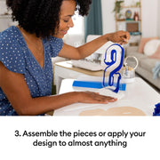 Cricut Maker 4 Smart Cutting Machine, Twice the Cutting Speed, Supports 300+ Materials, Smart Materials Compatible, Seashell