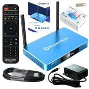 SuperBox S6 MAX Fully Loaded 4G+64G Powerful Smart Box Time Shift Parental Control TV Box