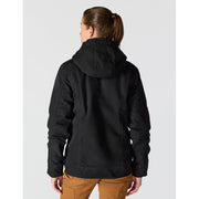 Carhartt Loose-Fit Washed Duck Sherpa-Lined Jacket for Ladies - Black - XL