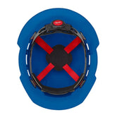 Milwaukee 48-73-1105 BOLT Blue Type 1 Class E Full Brim Non-Vented Hard Hat with 4 Point Ratcheting Suspension
