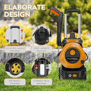 HONDMIN 4200 PSI 2.5 GPM Pressure Washer with 25ft Hose, Ergonomic Spray Wand, Complete Accessory Kit