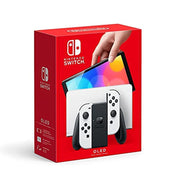 Nintendo Switch OLED Model w/ White Joy-Con Wide adjustable stand