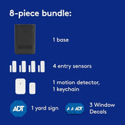 Blue by ADT 8 Piece Wireless Home Security System