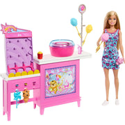 Mattel Barbie Mysteries Beach Detectives Playset with Malibu Doll, Cotton Candy Machine, Interactive Game Booth, Over 20 Accessories