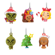 Hallmark Mini Christmas Ornaments, How the Grinch Stole Christmas, Shatterproof Plastic, Multicolor, Set of 6