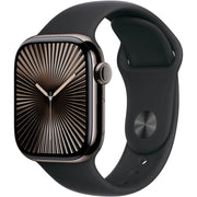 Apple Watch Gen 10 Series 10 Cell 42mm Slate Titanium - Black Sport Band MWXG3LW/A