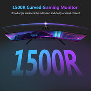 Z Z-Edge UG27Q 27-inch Curved Gaming Monitor 16:9 2560x1440 165/144Hz 1ms Frameless LED Gaming Monitor, AMD Freesync Premium Display Port HDMI