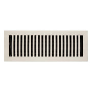 Signature Hardware SH551467BN Modern Solid Brass Floor/Wall Register - Brushed Nickel - 4