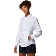 Columbia PFG Tamiami II Long-Sleeve Button-Down Shirt - White - L