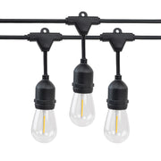Better Homes & Gardens Plug in 12 Count Edison String Lights, Warm White - Corded Electric