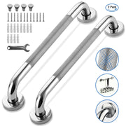 Rehand 16 Inch Grab Bars for Shower, 2 Pack Polished Stainless Steel Bathroom Safety Handles, Non-Slip, 450 lb Capacity